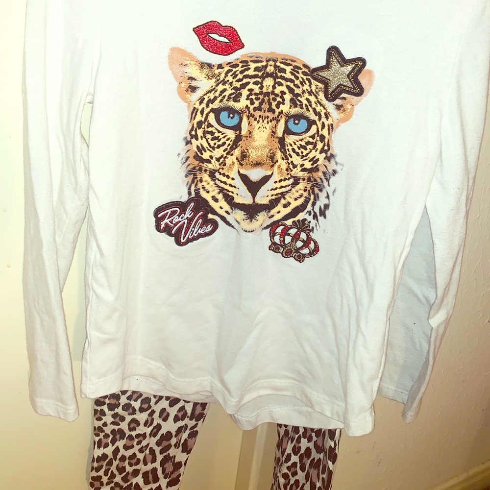 Tiger pants and shirt set